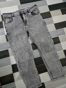 Stylish Grey Denim Jeans