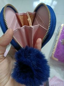 Cute Navy Blue Wallet