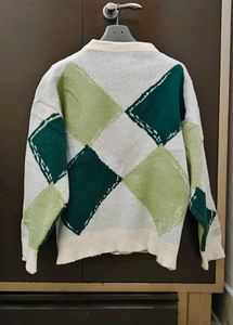 Argyle Pattern Sweater