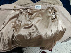 Stylish Beige Overcoat