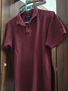 Men's Maroon Polo T-Shirt