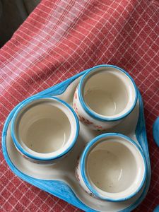 Decorative Ceramic Spice Jar Set
