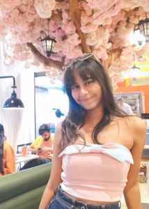 Pink Bow Detail Bandeau Top