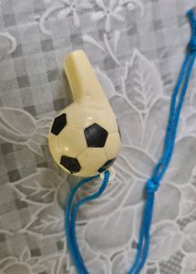 Football shaped mouth Whistle