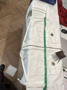 Stylish White Bomber Jacket
