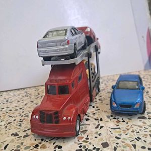 ToysRUs Red Miniature Car Loader truck