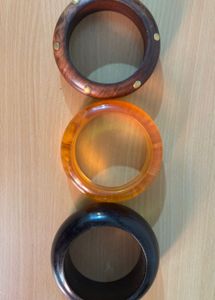 Vintage y2k Chunky Bangle Set