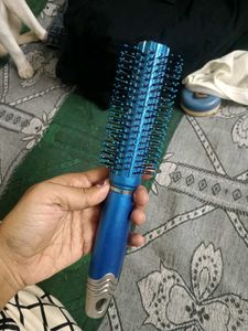 Blue Round Hair Brush