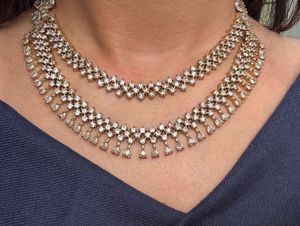 Antique Finish Two-Layer Necklace Set ❤️