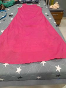 Pink Floral Kurta