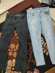 Levi's Black And Blue Jeans For Men