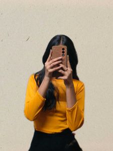 Yellow Long Sleeve Top