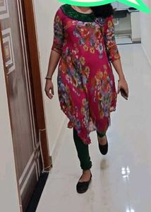 Floral Print Kurta