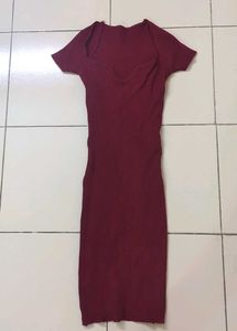 Ribbed Knit Bodycon Dress