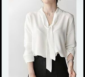 Old Navy formal bishop sleeve solid white top