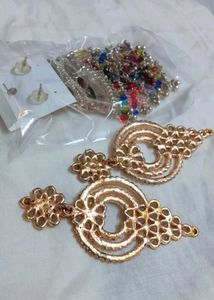 Stunning Jhumka &amp; Drop Earrings Set