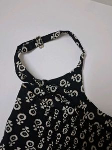 Cute Black &amp; White Print Cami Top