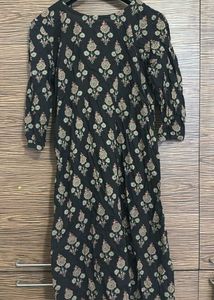 Floral Print Midi Kurti