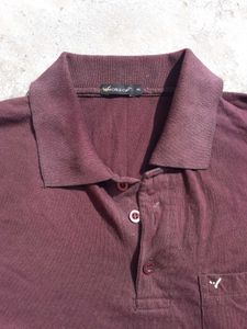 Men's Burgundy Polo Shirt
