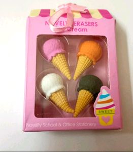 ICE CREAM Model🍦 Erasers Set 4