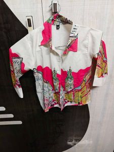Unique Printed Collared Shirt