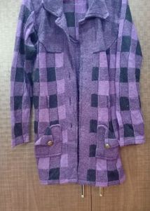 Women Woolen Sweater Cardigan
