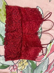 Red Lace Bralette - Stylish & Comfortable
