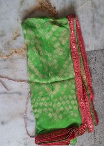 Pink Lehenga Choli Set with Dupatta