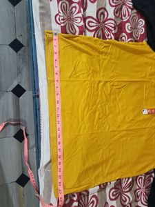 Yellow &amp; Navy Raglan Long Sleeve Top