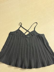 Pleated Spaghetti Strap Top
