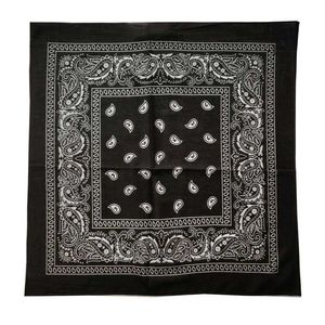 Stylish Black Paisley Bandana Headband
