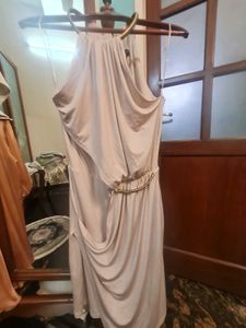 RIVER ISLAND UK Halter neck Draped Dress