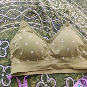 Cute Bras - Floral and Star Print