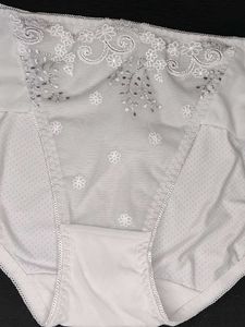 Women's White Lace Briefs
