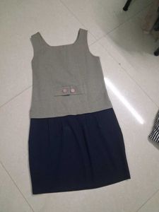 Sleeveless Two-Tone Dress