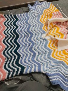Colorful Chevron Knit Sweater