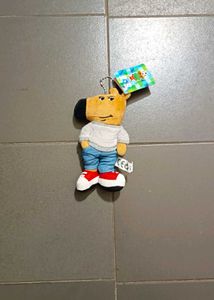 Cute Cartoon Dog Plush Keychain