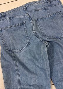 Baggy Blue Cargo Jeans