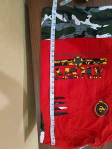 Red Camo Long Sleeve T-Shirt