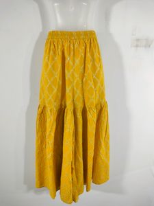 Gold Printed Kurta Set (Women's)