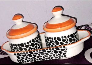Combo of different ceramic Vase Set,Jars,