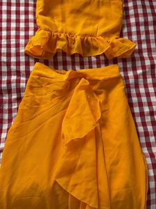 draped Orange Co-ord Set 🪡💅