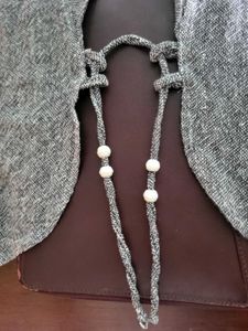 Grey Cropped Vest