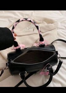 Chic Black Bow Handbag