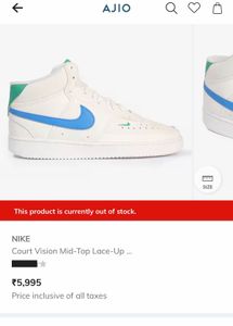 Nike White & Blue Sneakers
