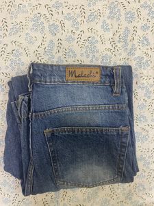 Malachi Mid Blue Wide Leg Jeans