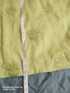 New Mustard Kurthi