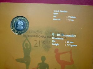 10 rs inaugural yoga day international rar