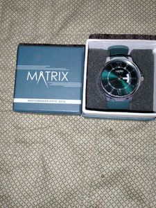 Matrix Green Dial Watch