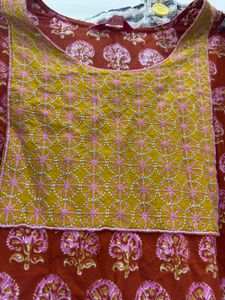 Beautiful Indian Saree with Floral Print